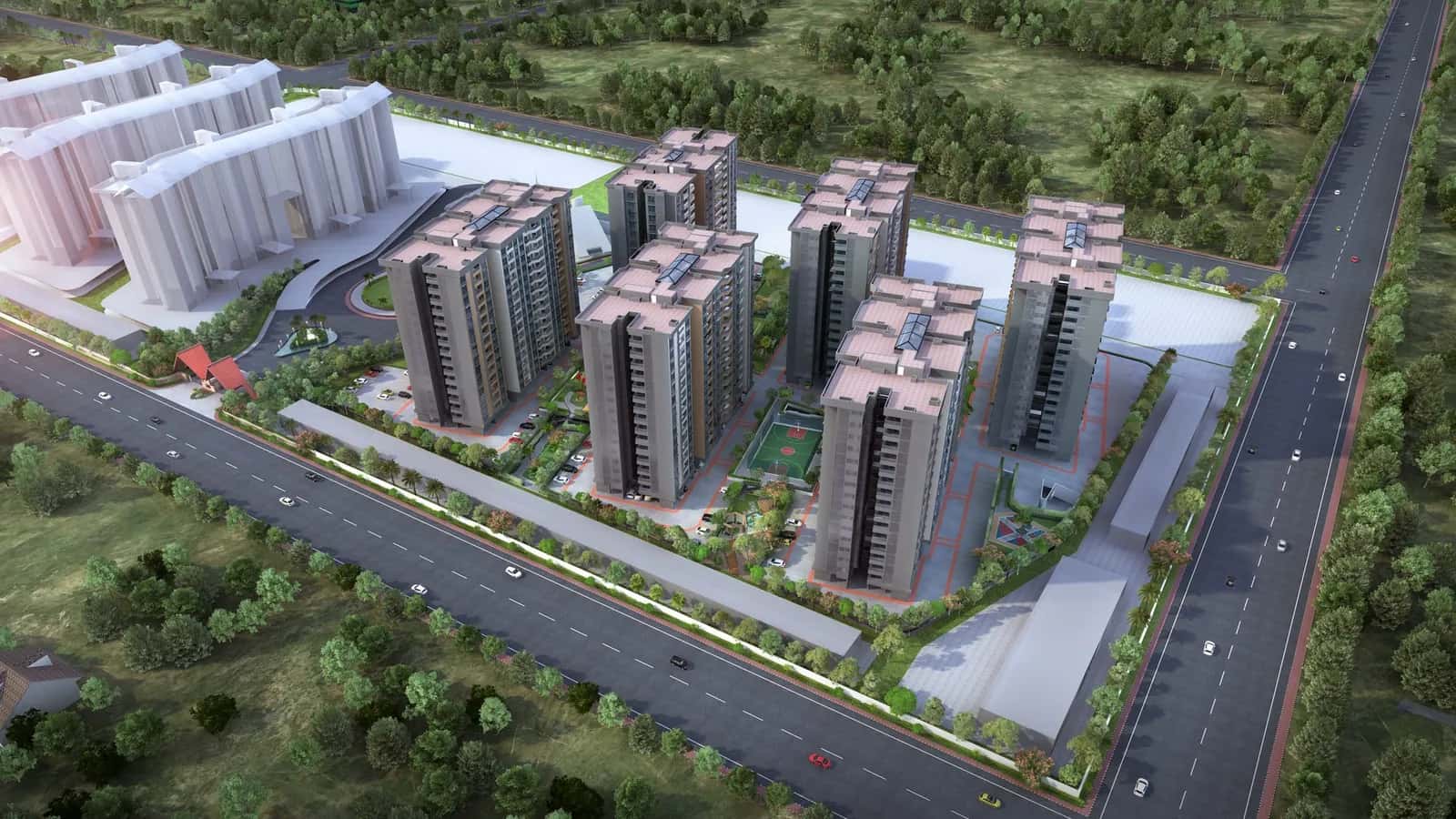 Aerial View of IJM Harmony Township